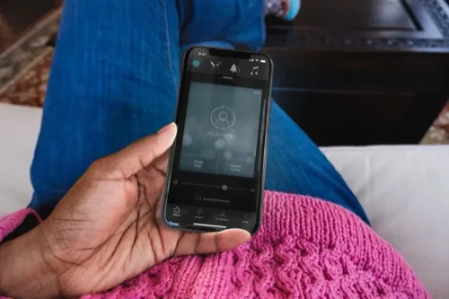 Aplikacija Danavox BeMore na pametnem telefonu